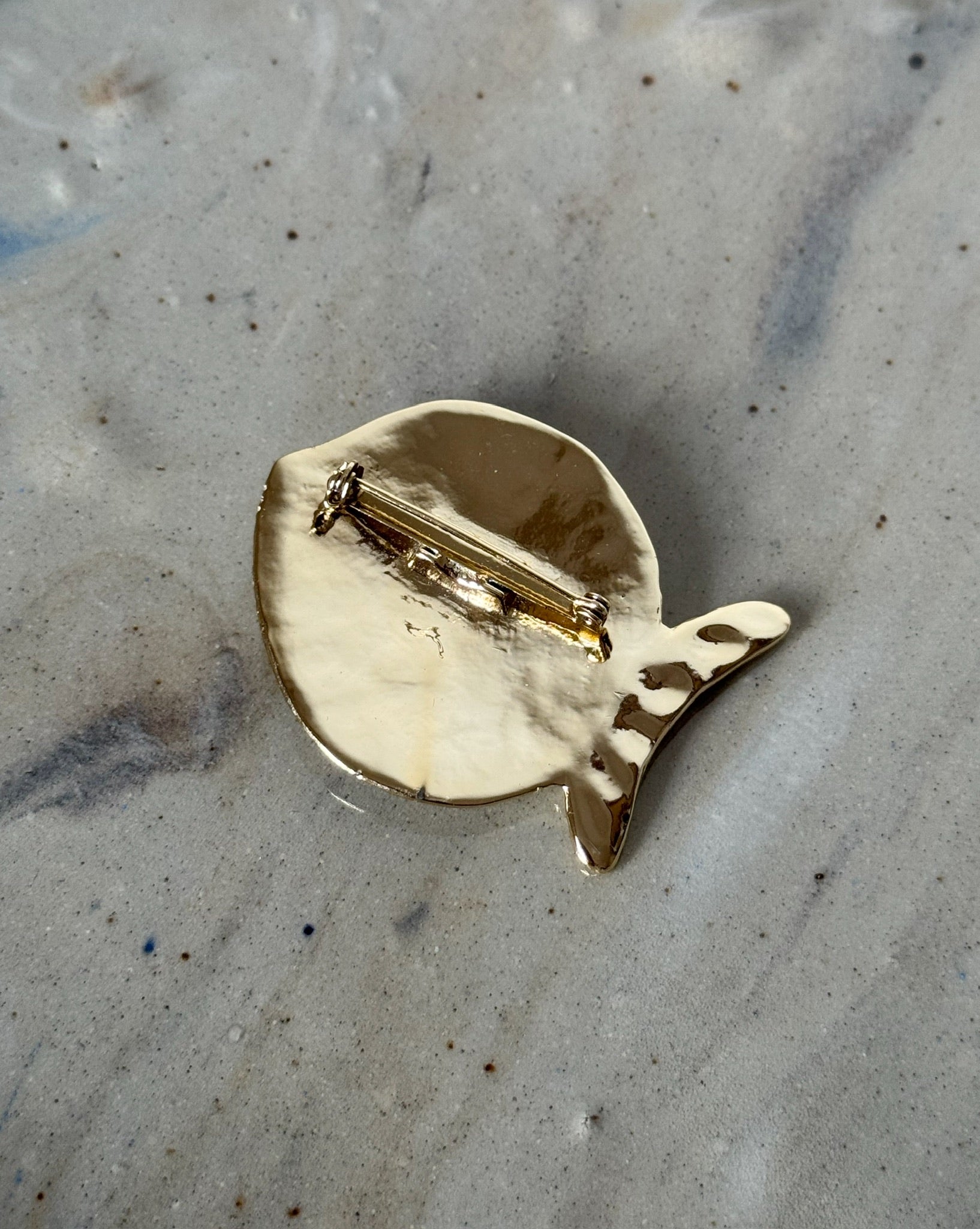 Vintage Gold Fish Brooch - Hey Jude