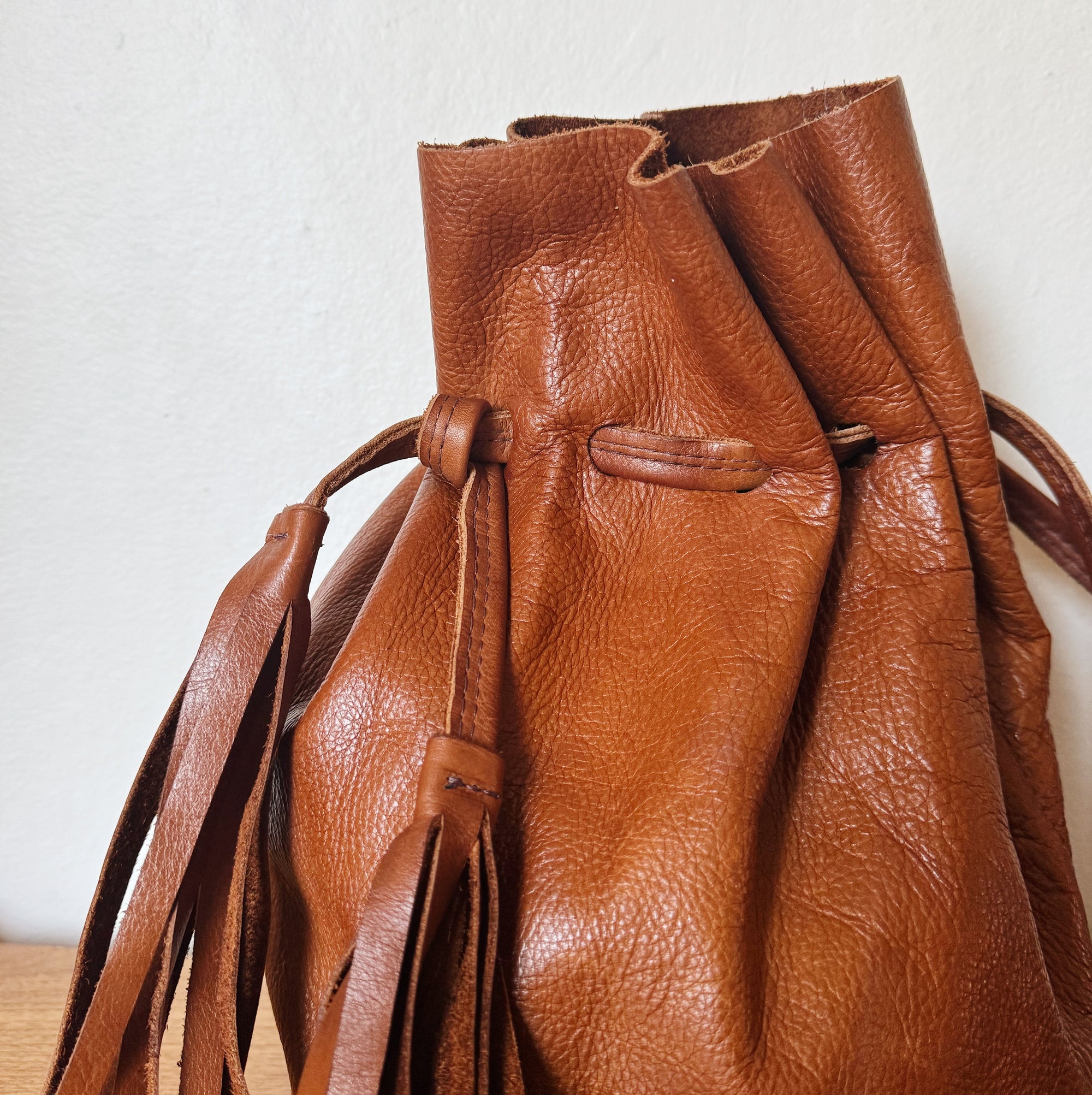 Whiskey Dumpling Leather Backpack - Hey Jude