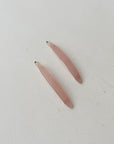 Parcelona | Small Oblong Hair Clips in Blush