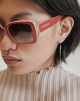 Missoni Red + Cream Oversized Sunglasses - Hey Jude