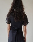 Sheer Midnight Maxi Dress