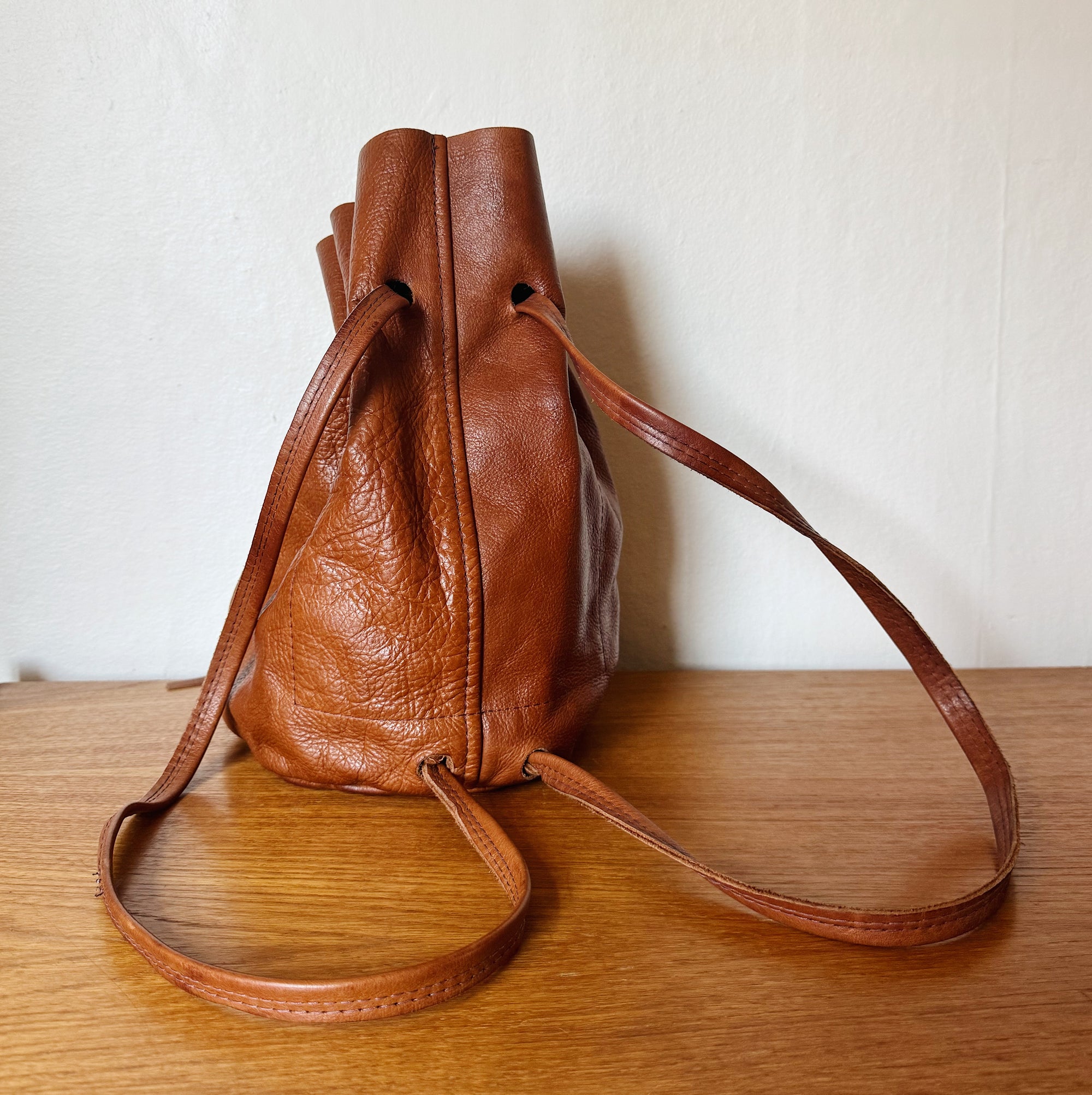 Whiskey Dumpling Leather Backpack - Hey Jude