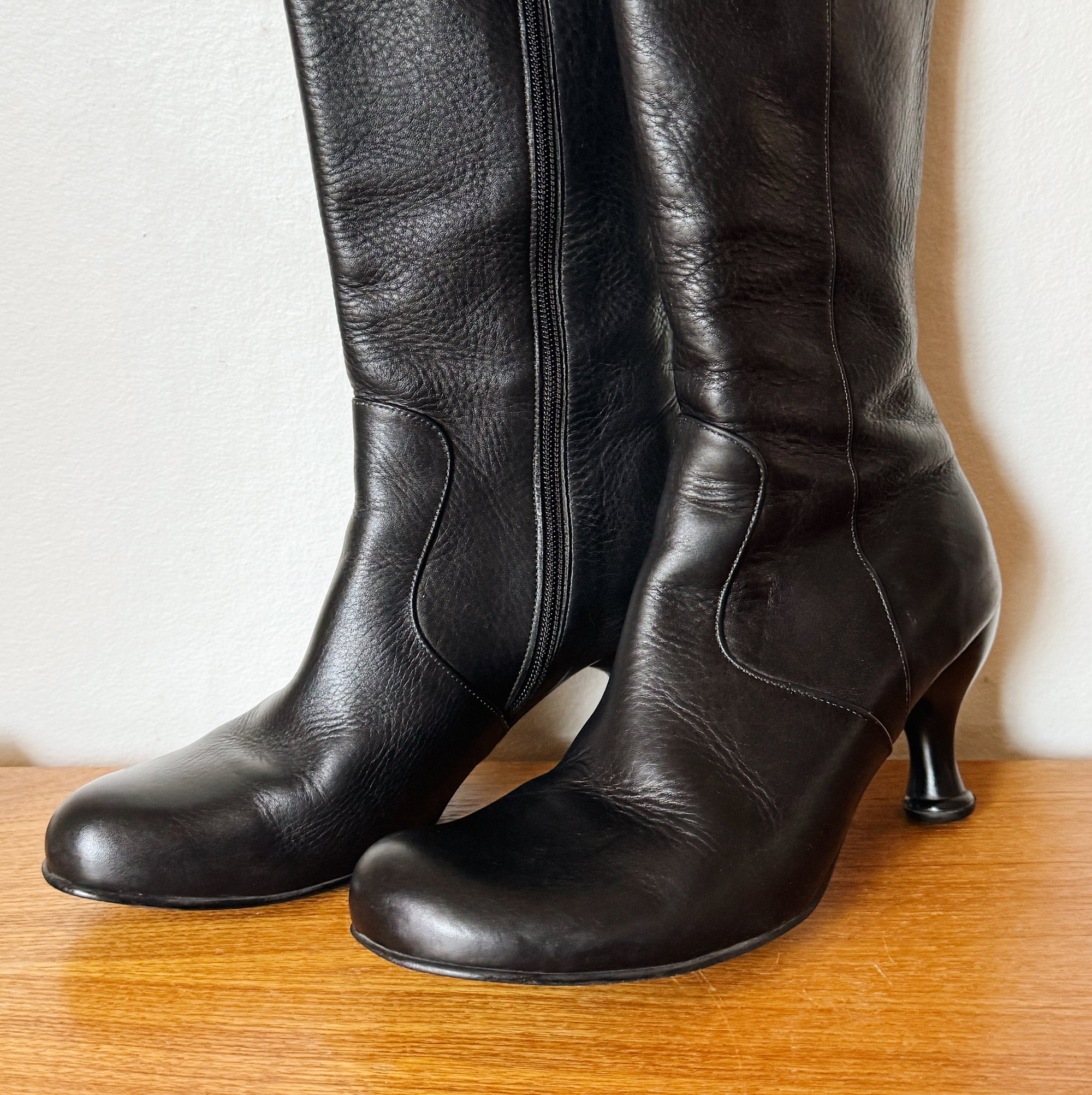 John Fleuvog Leather Knee High Boots | Size 9 - Hey Jude