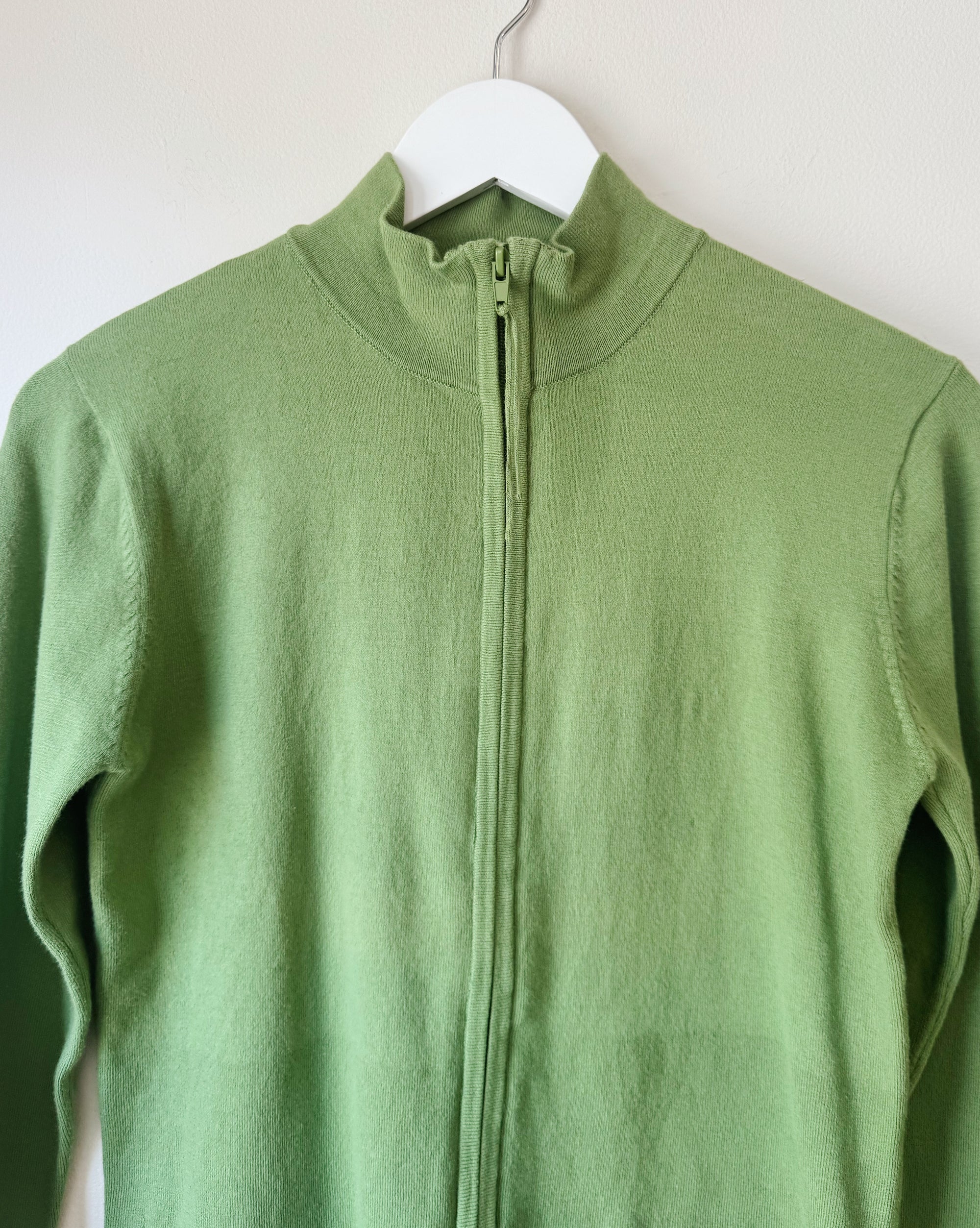 Avocado Cotton Y2K Zip - Hey Jude