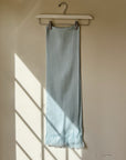 Pale Blue Textured Silk Scarf