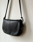 Coach Onyx Curved Saddle Bag