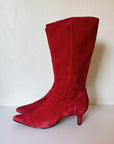 Scarlett Suede Pointed Mid-Calf Boots | Size 7 - Hey Jude
