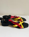 Primary Colour Strappy Sandal | Size 8.5