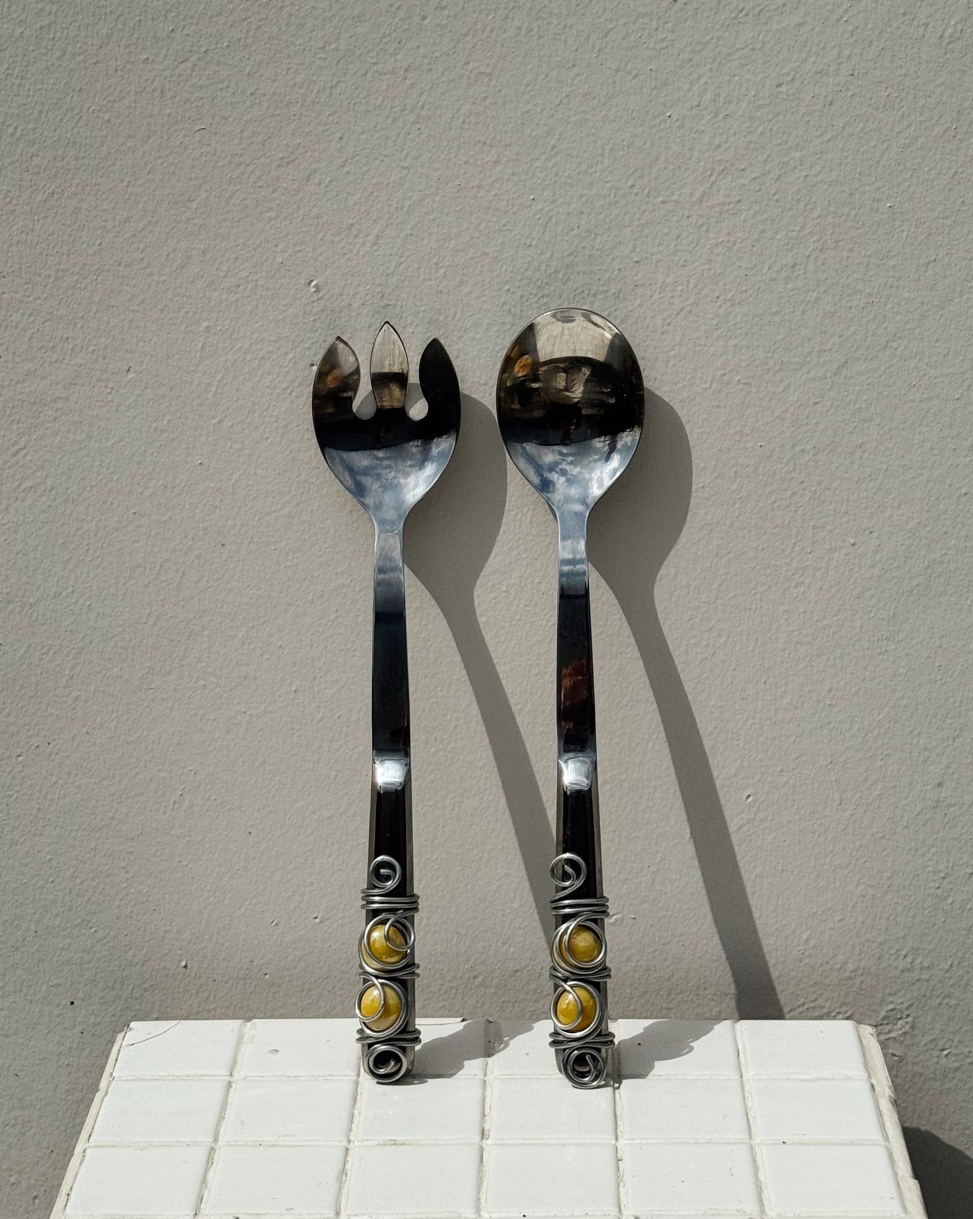 Gemstone Wire-Wrapped Serving Spoons - Hey Jude