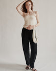 Ivory Angora Ribbed Tank