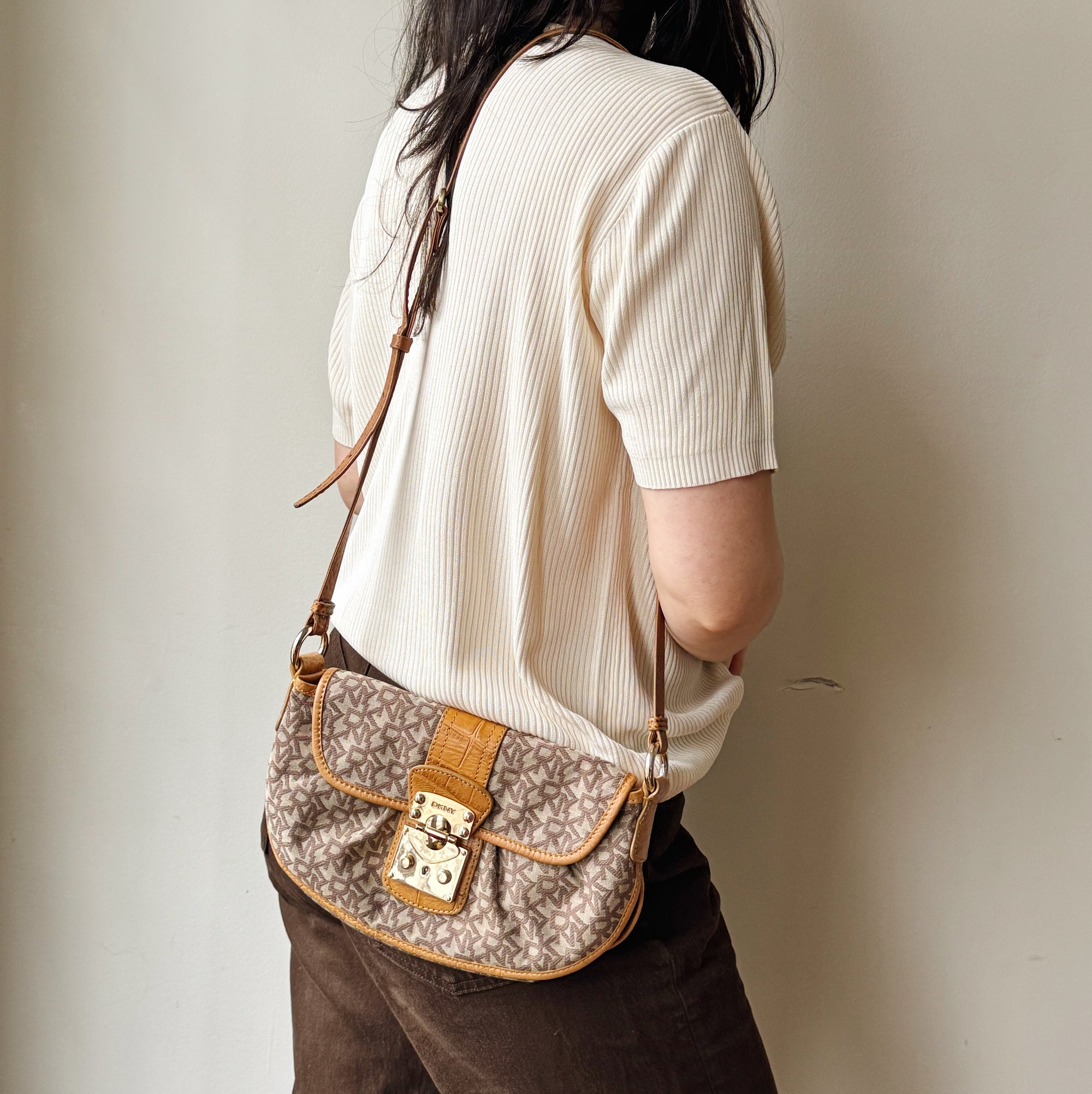 DKNY Monogram Crossbody Bag - Hey Jude