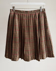 Camel Silk Pleated Ralph Lauren Skirt - Hey Jude