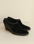 Cole Haan Black Suede Mules | Size 8