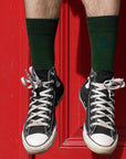 KLUE | Organic Solid Socks in Green