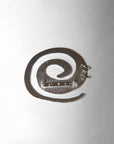 KkCo - Pierced Spiral Brooch: Silver / OS - Hey Jude