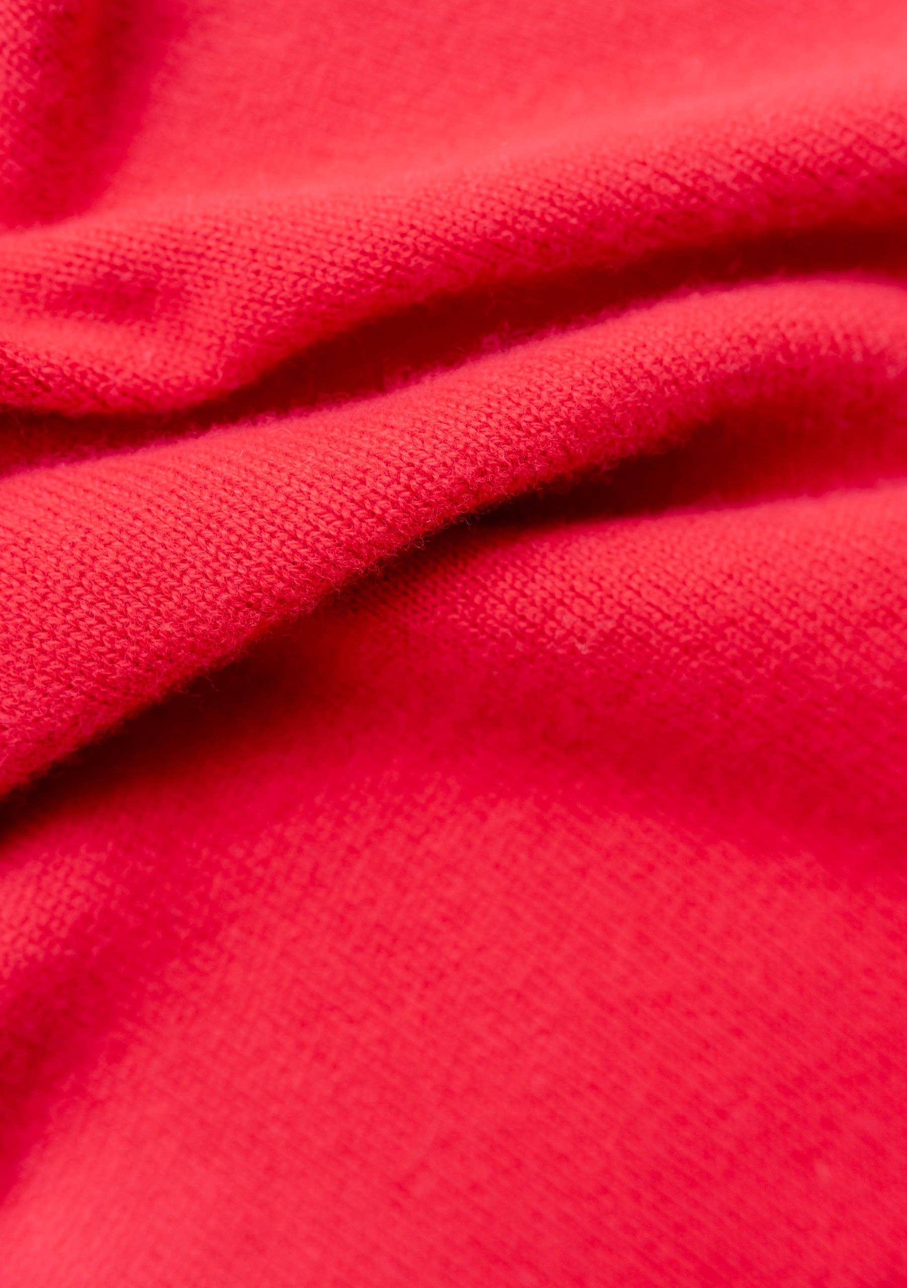 TBCo | Merino Triangle Scarf in Red