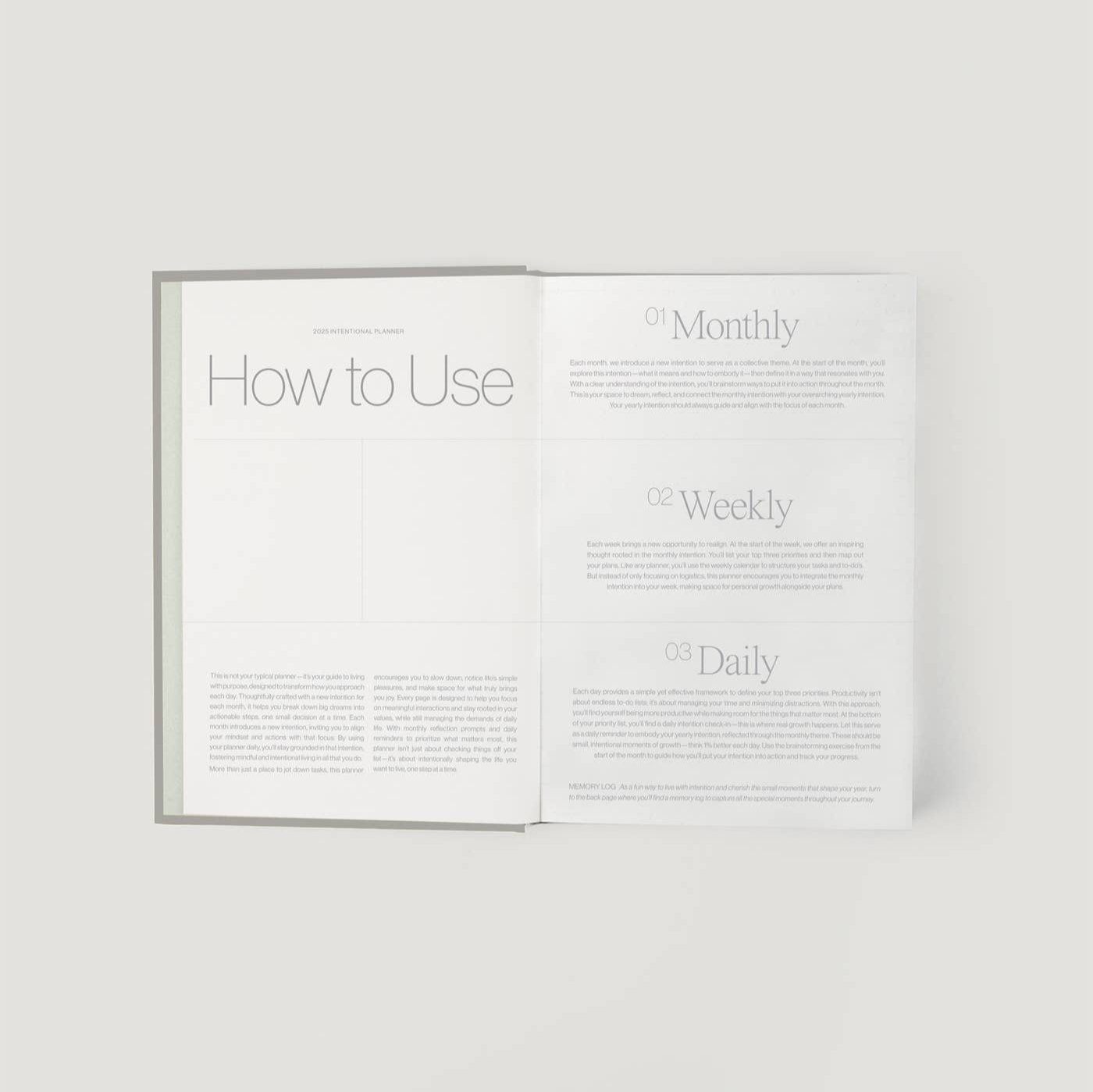 Wilde House Paper | 2025 Intentional Planner