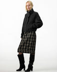CUBIC | Relaxed Wool Cropped Jacket in Dark Grey
