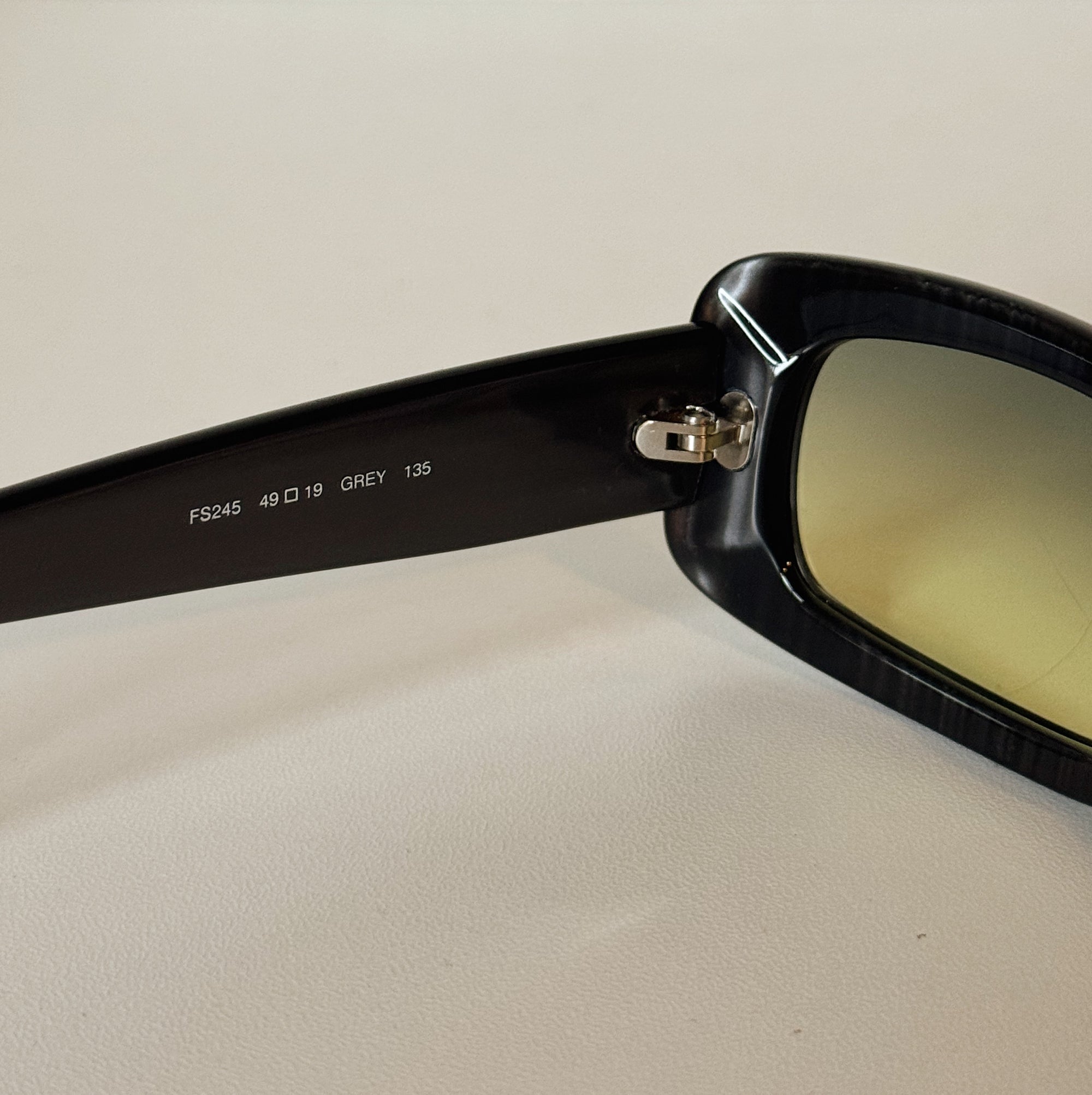 Fendi Y2K Dark Chrome Rectangle Sunglasses - Hey Jude