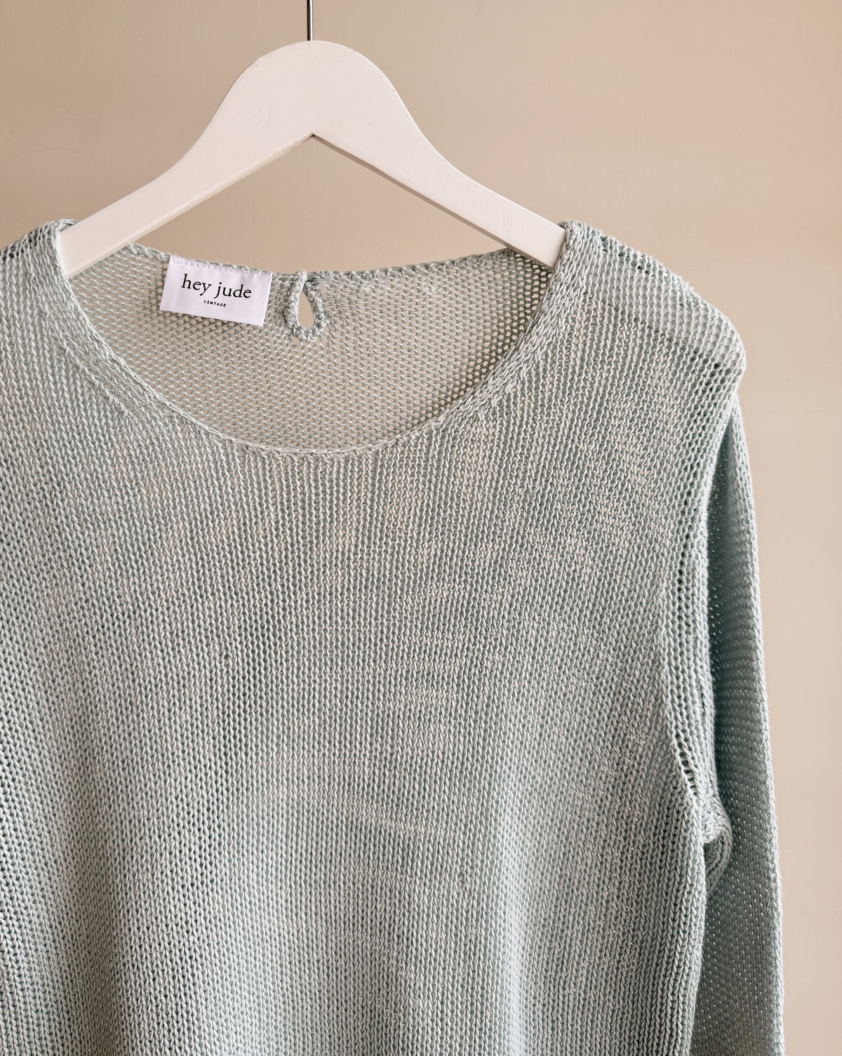 Sea Glass Silk Knit Sweater - Hey Jude