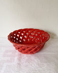 Tomato Woven Italian Ceramic Bowl