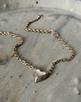 Vintage Sterling Silver Heart Necklace - Hey Jude
