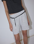 Deiji Studios | Eyelet Short in Fine Stripe - Hey Jude