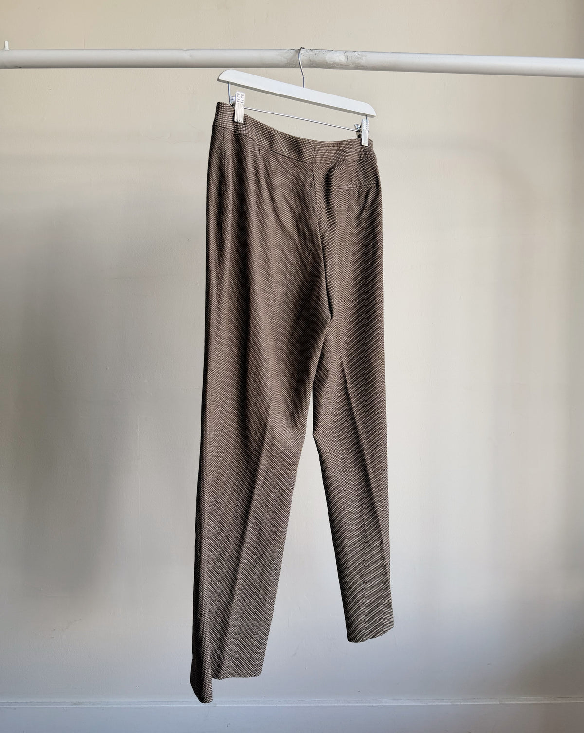 Lafayette 148 Beige Wool Trousers