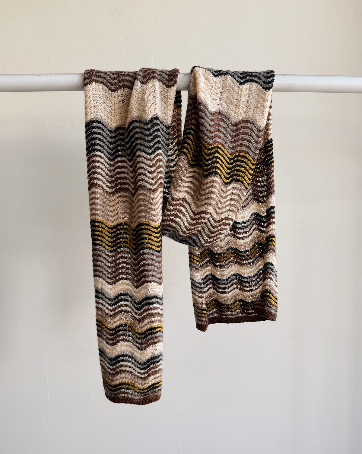 Missoni Striped Wool Skinny Scarf