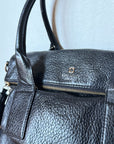 Black Pebbled Y2K Leather Satchel - Hey Jude