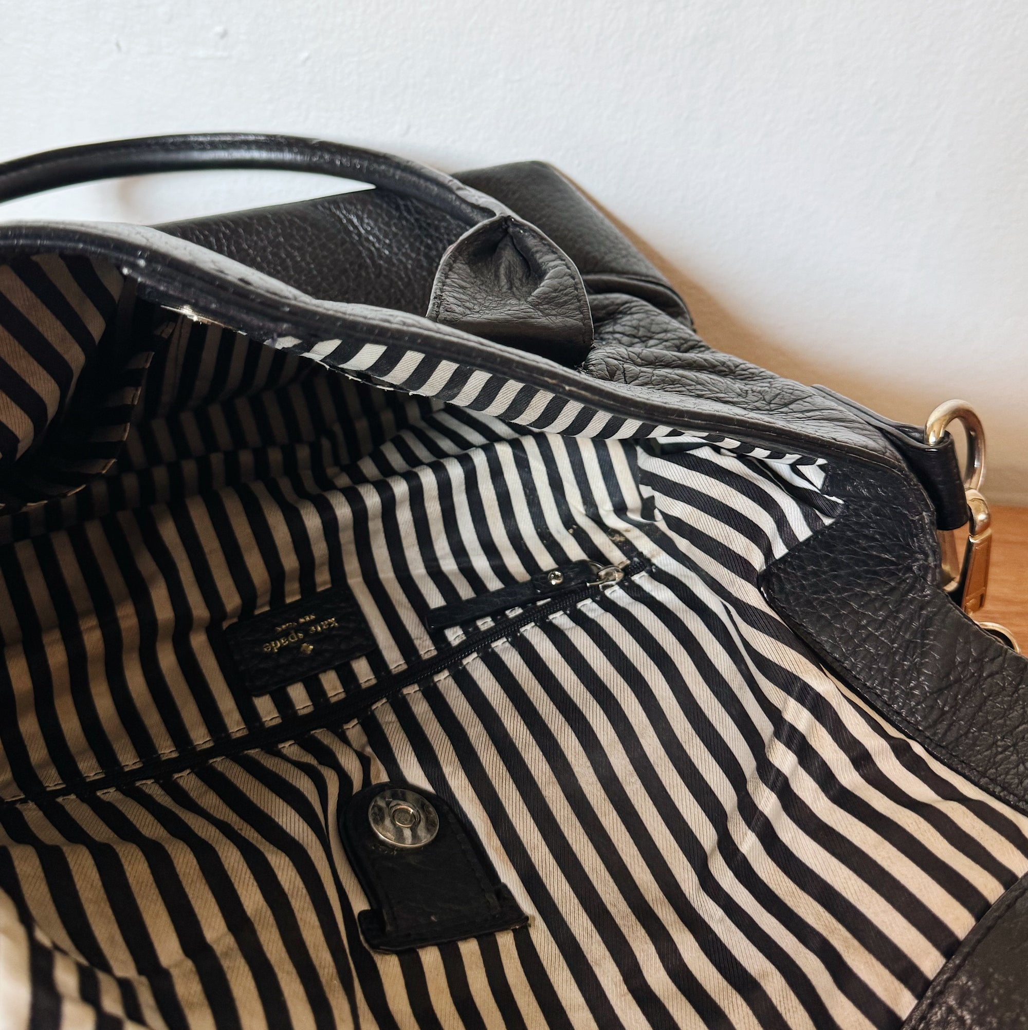 Black Pebbled Y2K Leather Satchel - Hey Jude