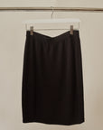 Black St John Knit Skirt