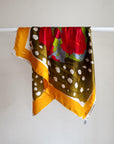 Christian Lacroix Floral Silk Scarf