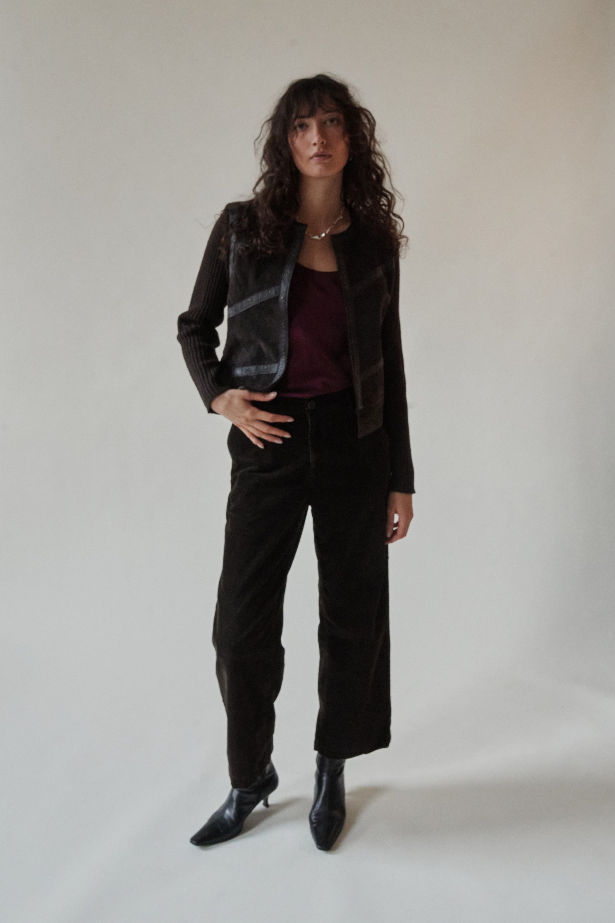 Espresso Rivot Suede Jacket