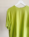 Chartreuse Silk Tee