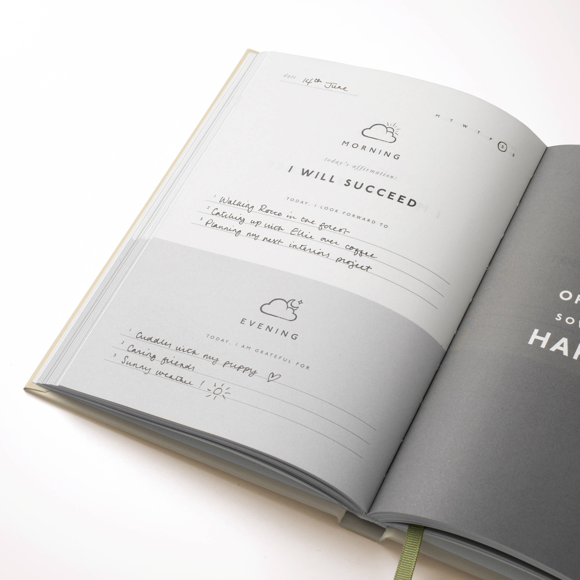 Papier | Guided Gratitude Journal in Folk Garden - Hey Jude