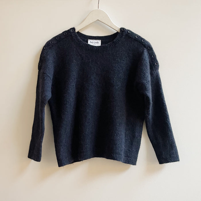 Dusk Alpaca Knit Button Sweater