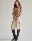Biscotti Silk Ribbed Net Top - Hey Jude