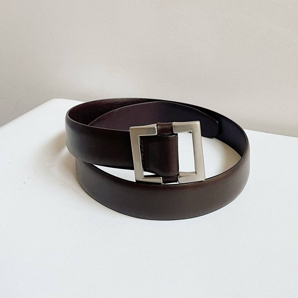 Cedar Adjustable Leather Belt