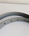 Miu Miu Gray Leather Belt