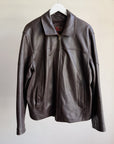 Danier Espresso Leather Jacket - Hey Jude