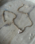 Vintage Sterling Silver Heart Necklace - Hey Jude