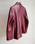 Maroon Soft Leather Jacket - Hey Jude