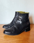 Grigiarancio Black Leather Boots | Size 38 - Hey Jude