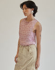 Sakura Textured Pleat Tank - Hey Jude