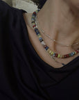 Sea + Pattern | Precious Gem Necklace