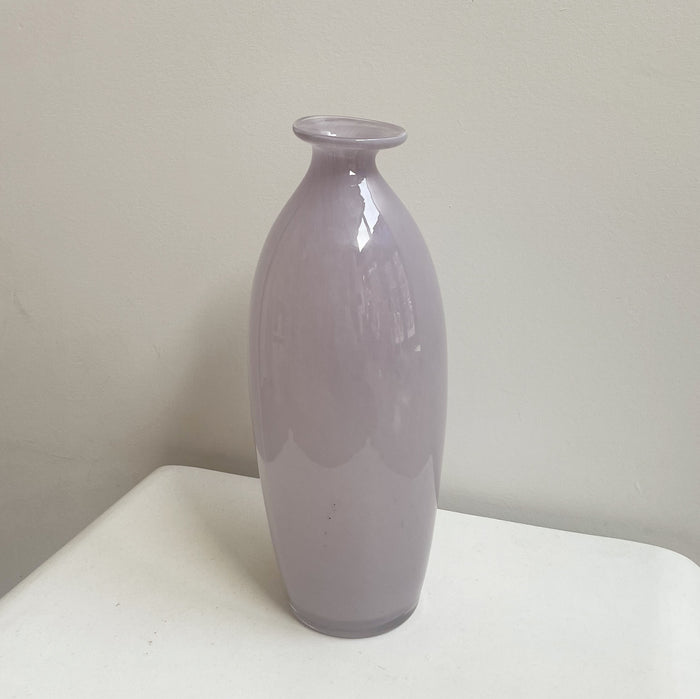 Lavender Blown Glass Vase