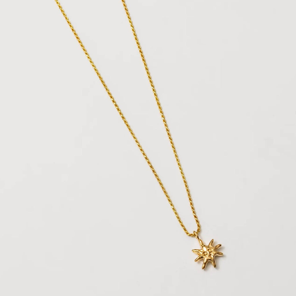 Wolf Circus | Solar Necklace in Gold