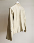 Buff Zip Up Leather Jacket