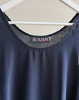 Escada Dark Navy Flowy Silk Tank - Hey Jude